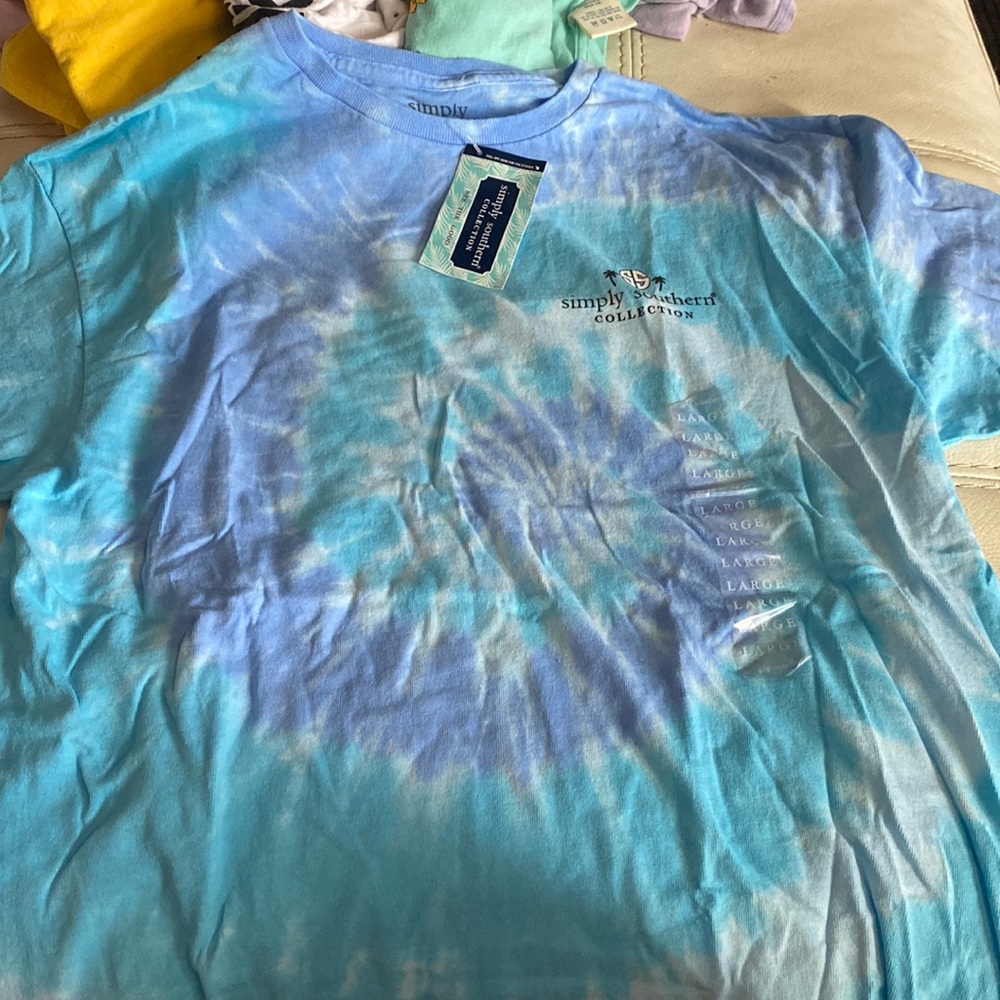 Blue simply southern shirt